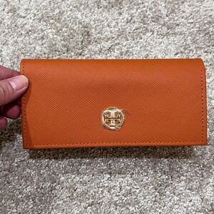Tory Burch Vibrant Orange Sunglasses Case
